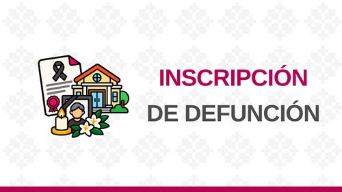 Inscripción de defunción